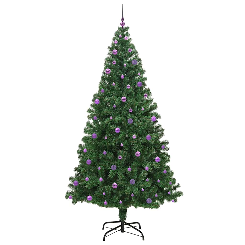Albero di Natale artificiale con 300 LED Verde 240 cm 3396937