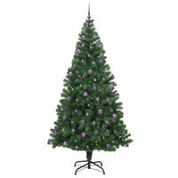 Albero di Natale artificiale con 300 LED Verde 240 cm 3396937