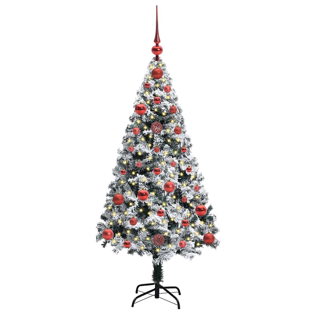 Albero di Natale artificiale con 150 LED Verde 120 cm 3396940