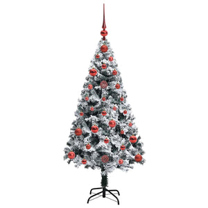 Albero di Natale artificiale con 150 LED Verde 120 cm 3396940