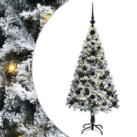 Albero di Natale artificiale con 150 LED Verde 120 cm 3396941