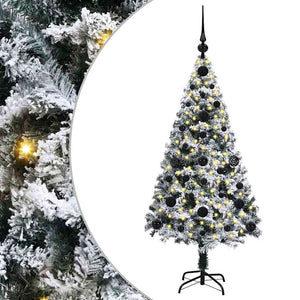 Albero di Natale artificiale con 150 LED Verde 120 cm 3396941
