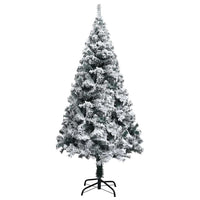 Albero di Natale artificiale con 150 LED Verde 120 cm 3396941