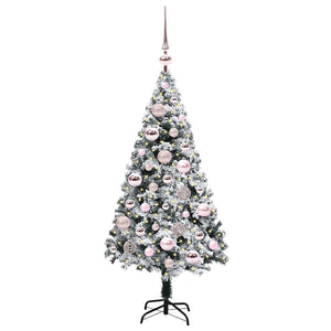 Albero di Natale artificiale con 150 LED Verde 120 cm 3396942