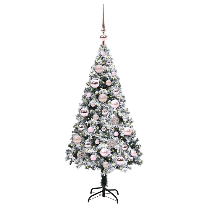 Albero di Natale artificiale con 150 LED Verde 120 cm 3396942