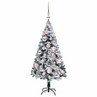 Albero di Natale artificiale con 150 LED Verde 120 cm 3396942