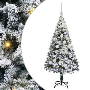 Albero di Natale artificiale con 150 LED Verde 120 cm 3396943