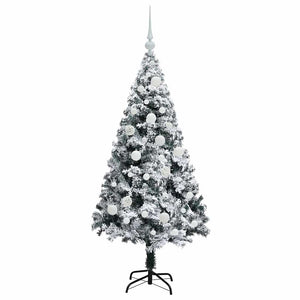 Albero di Natale artificiale con 150 LED Verde 120 cm 3396943