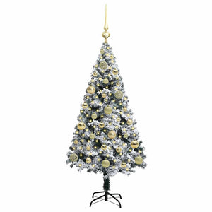 Albero di Natale artificiale con 150 LED Verde 120 cm 3396944