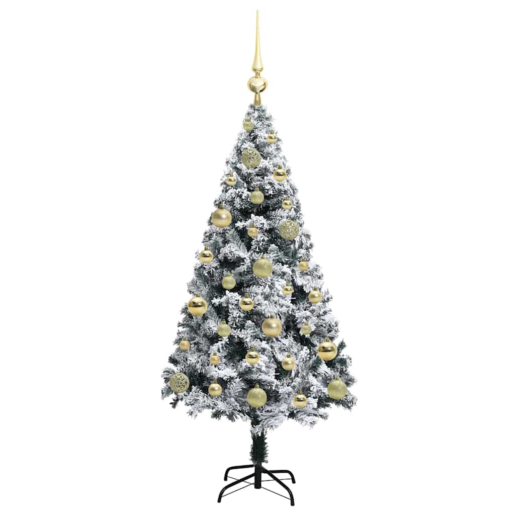 Albero di Natale artificiale con 150 LED Verde 120 cm 3396944