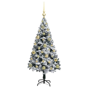 Albero di Natale artificiale con 150 LED Verde 120 cm 3396944