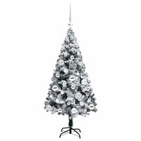 Albero di Natale artificiale con 150 LED Verde 120 cm 3396945
