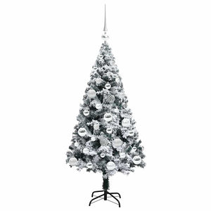 Albero di Natale artificiale con 150 LED Verde 120 cm 3396945