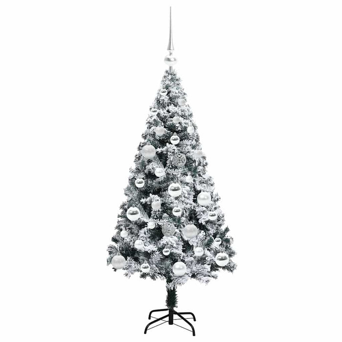 Albero di Natale artificiale con 150 LED Verde 120 cm 3396945