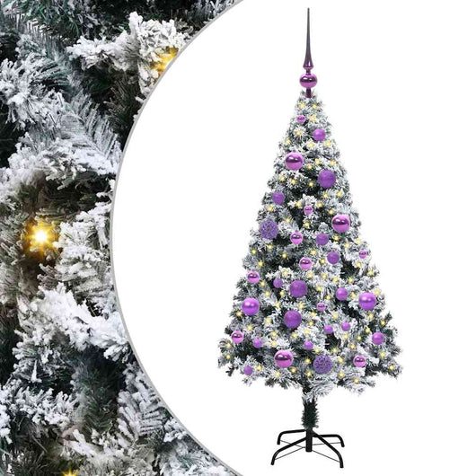 Albero di Natale artificiale con 150 LED Verde 120 cm 3396946