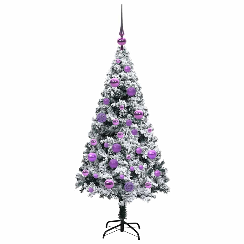 Albero di Natale artificiale con 150 LED Verde 120 cm 3396946