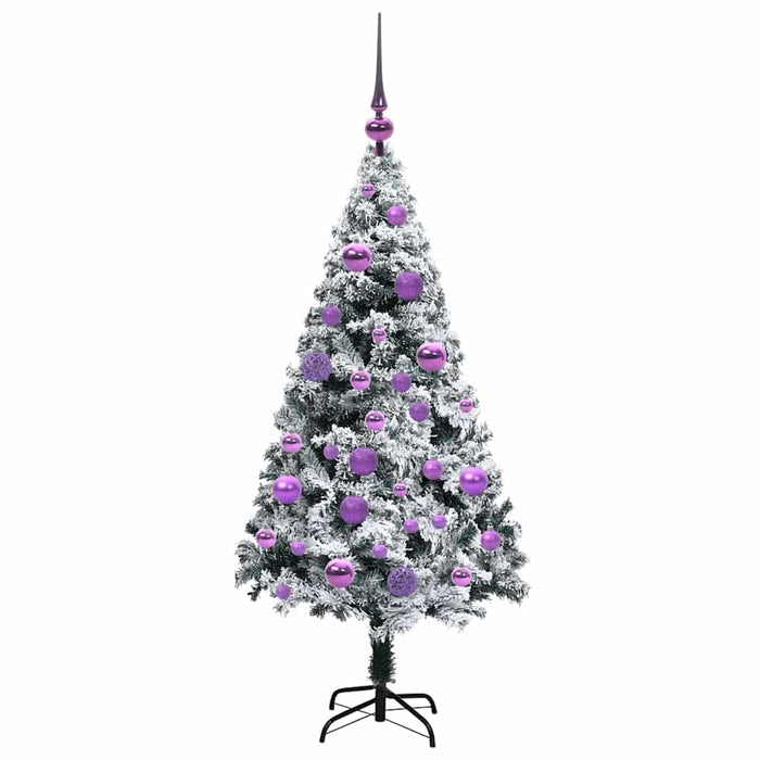 Albero di Natale artificiale con 150 LED Verde 120 cm 3396946