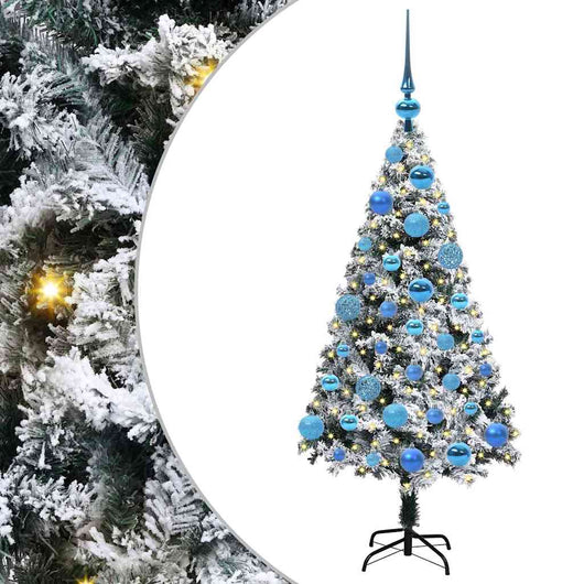 Albero di Natale artificiale con 150 LED Verde 120 cm 3396947