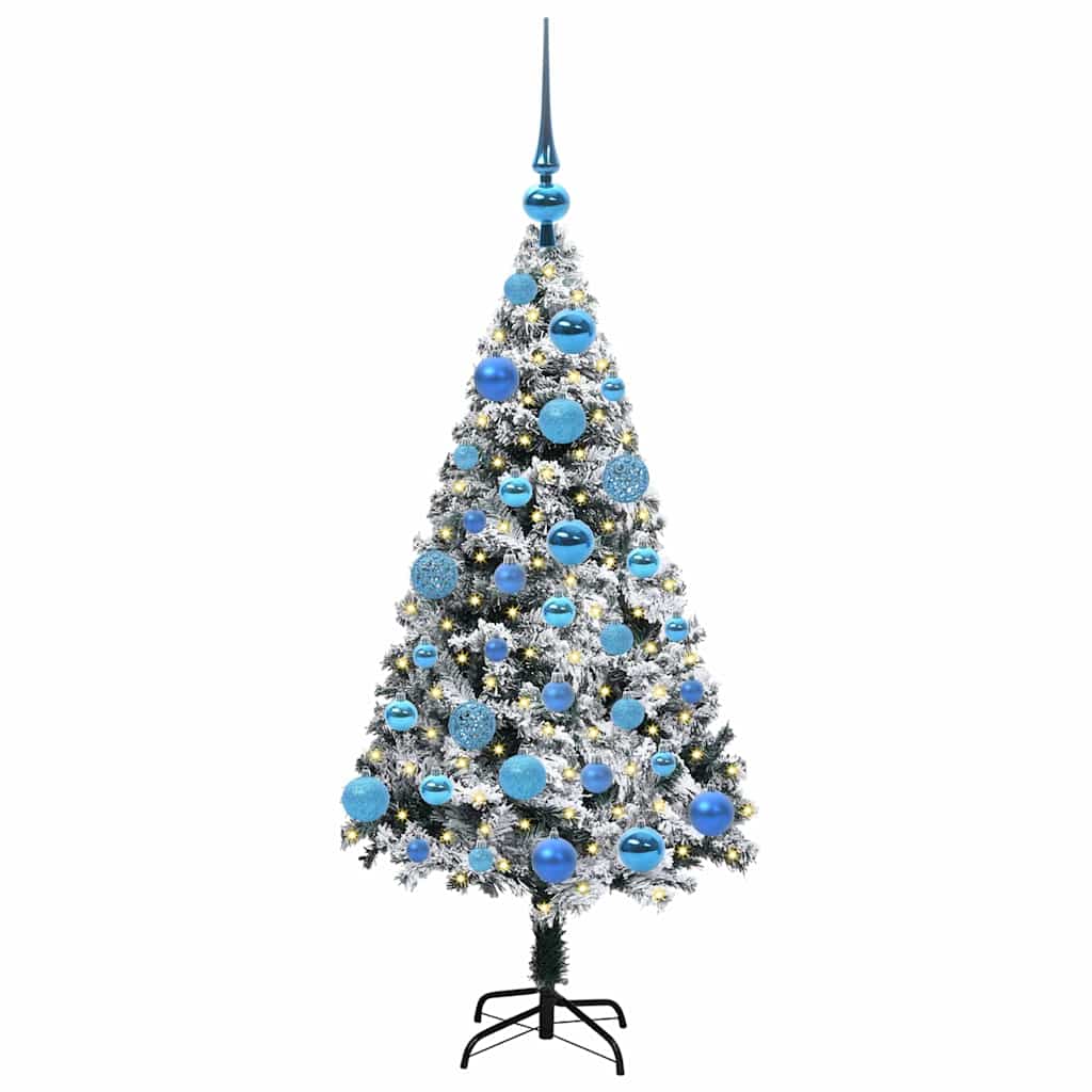 Albero di Natale artificiale con 150 LED Verde 120 cm 3396947