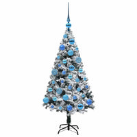 Albero di Natale artificiale con 150 LED Verde 120 cm 3396947
