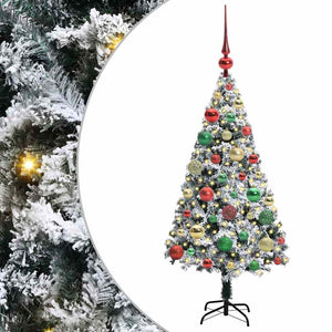 Albero di Natale artificiale con 150 LED Verde 120 cm 3396948