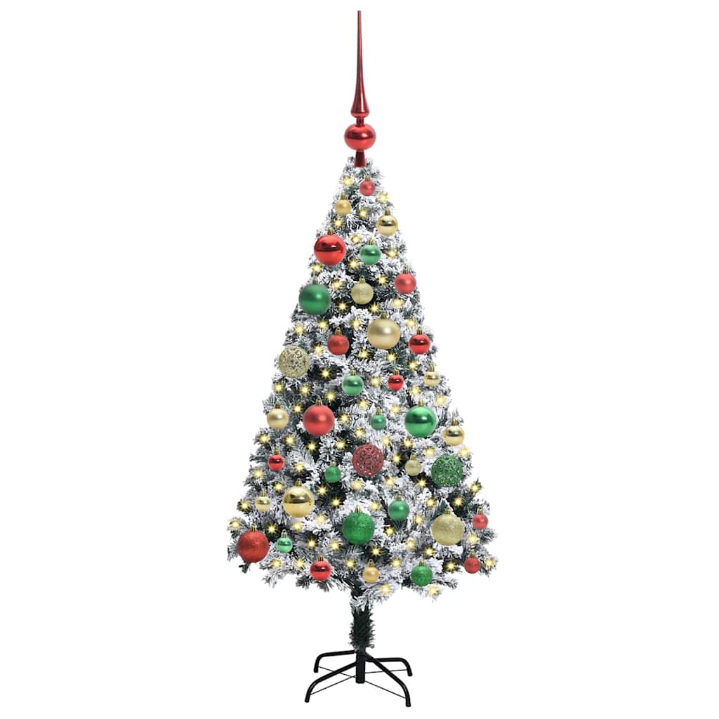 Albero di Natale artificiale con 150 LED Verde 120 cm 3396948
