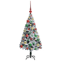 Albero di Natale artificiale con 150 LED Verde 120 cm 3396948