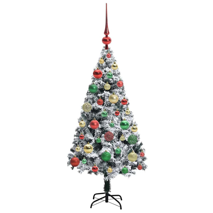 Albero di Natale artificiale con 150 LED Verde 120 cm 3396948