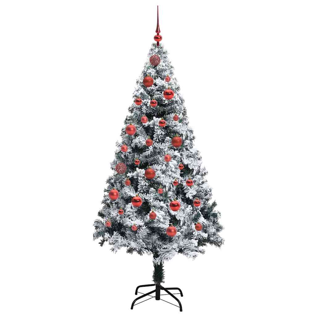 Albero di Natale artificiale con 150 LED Verde 150 cm 3396949