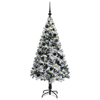 Albero di Natale artificiale con 150 LED Verde 150 cm 3396950