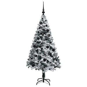 Albero di Natale artificiale con 150 LED Verde 150 cm 3396950
