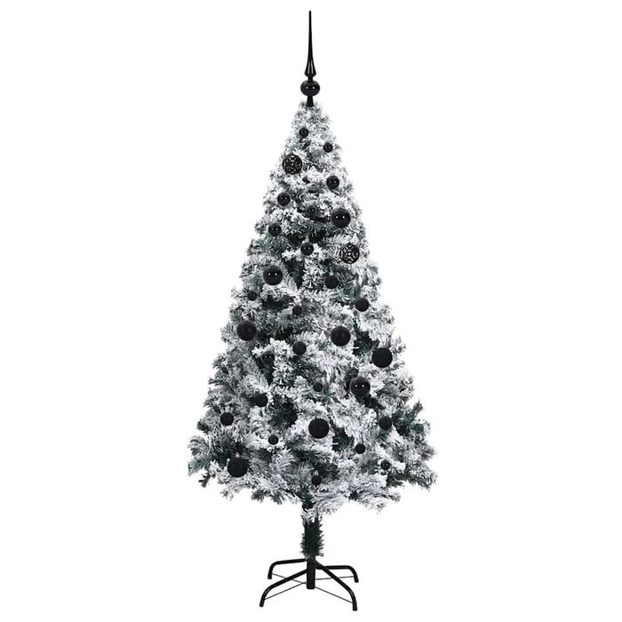 Albero di Natale artificiale con 150 LED Verde 150 cm 3396950
