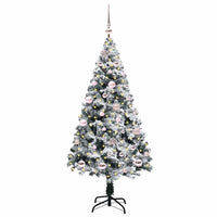 Albero di Natale artificiale con 150 LED Verde 150 cm 3396951