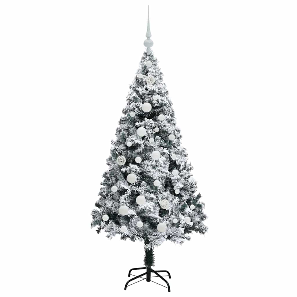 Albero di Natale artificiale con 150 LED Verde 150 cm 3396952