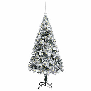 Albero di Natale artificiale con 150 LED Verde 150 cm 3396954