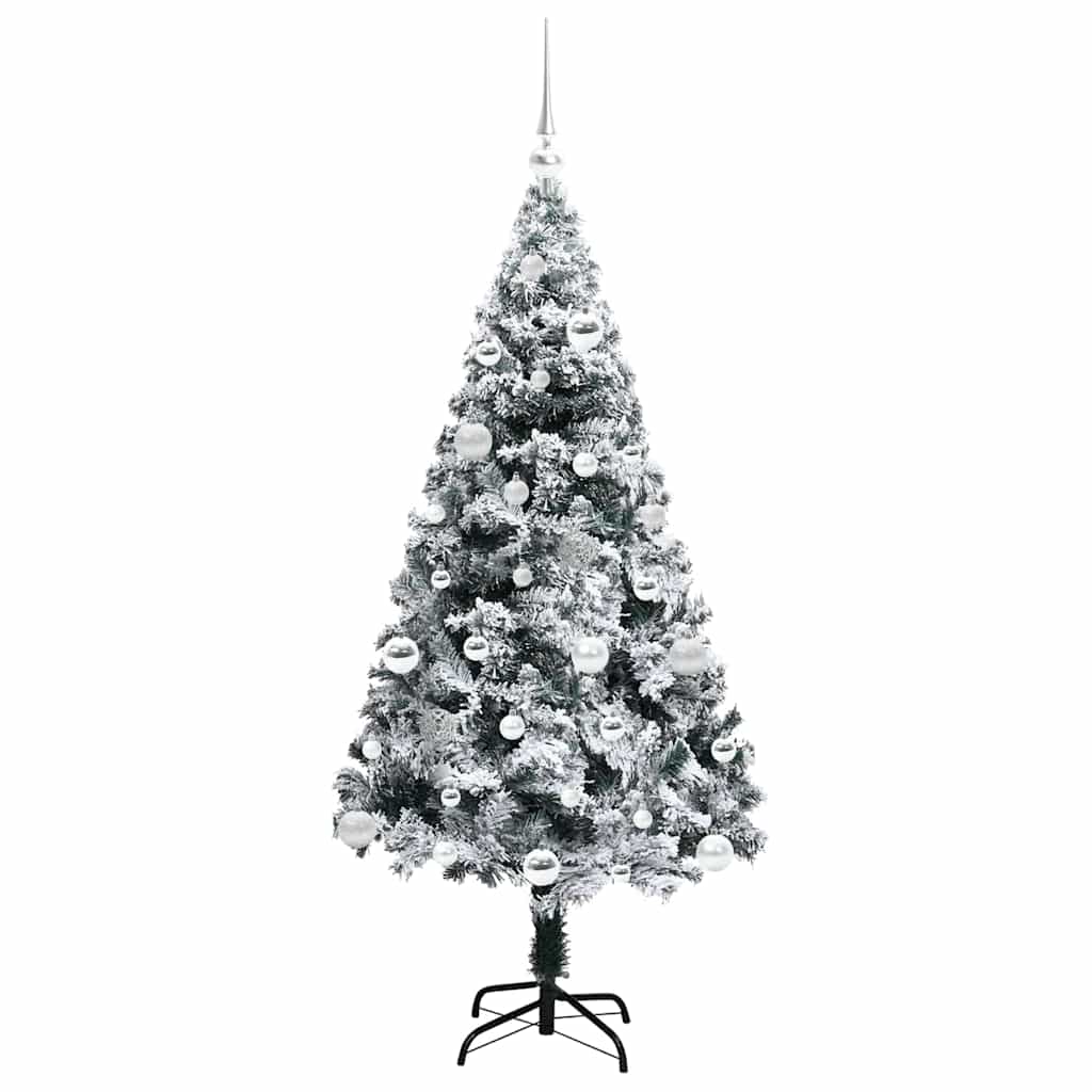 Albero di Natale artificiale con 150 LED Verde 150 cm 3396954