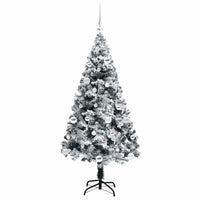 Albero di Natale artificiale con 150 LED Verde 150 cm 3396954