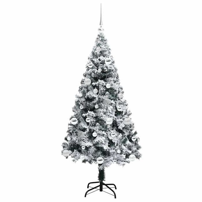 Albero di Natale artificiale con 150 LED Verde 150 cm 3396954