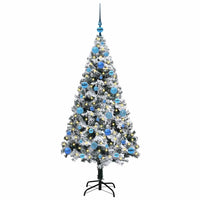 Albero di Natale artificiale con 150 LED Verde 150 cm 3396956