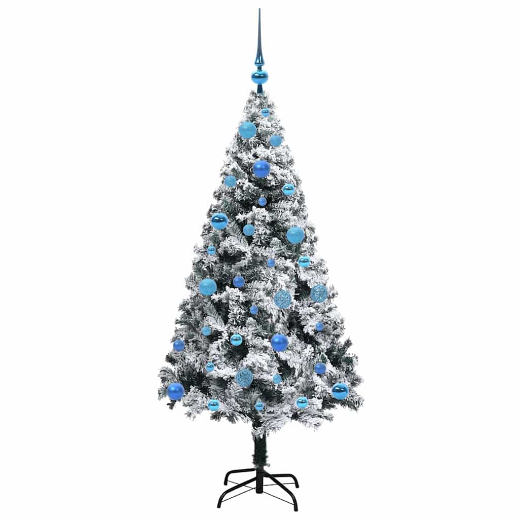 Albero di Natale artificiale con 150 LED Verde 150 cm 3396956