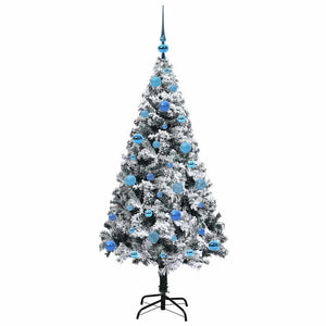 Albero di Natale artificiale con 150 LED Verde 150 cm 3396956
