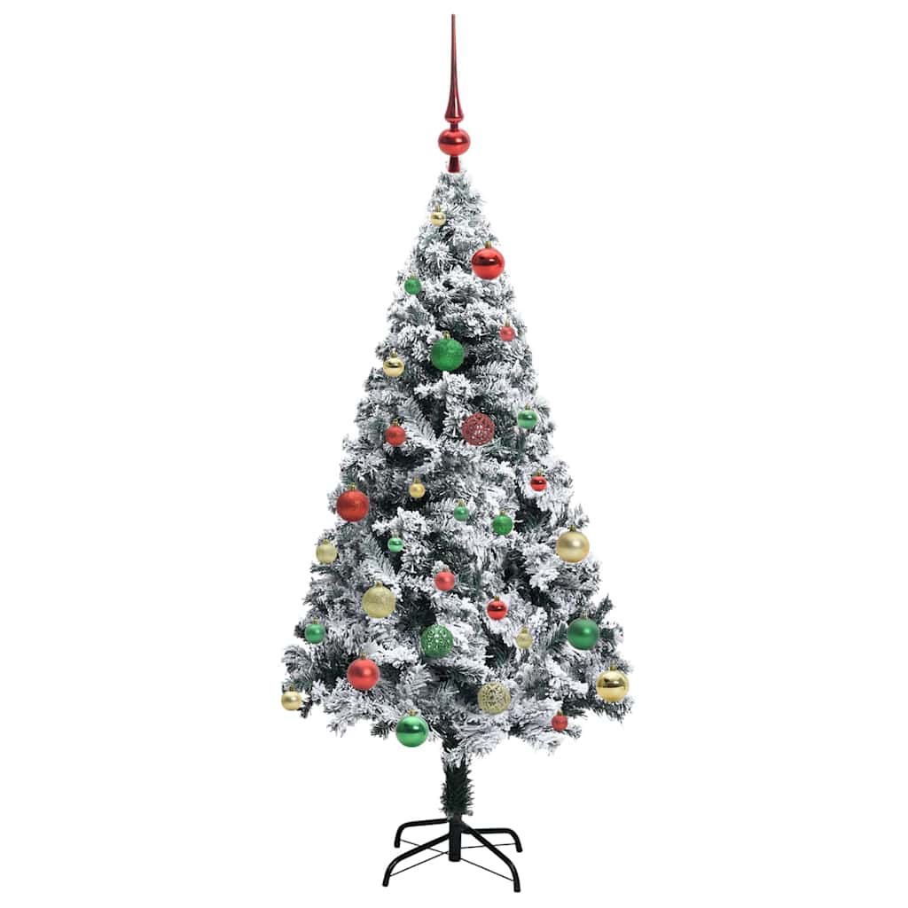 Albero di Natale artificiale con 150 LED Verde 150 cm 3396957