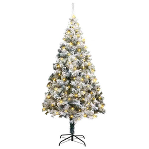 Albero di Natale artificiale con 300 LED Verde 180 cm 3396958