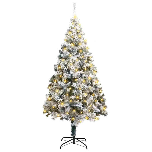 Albero di Natale artificiale con 300 LED Verde 180 cm 3396958