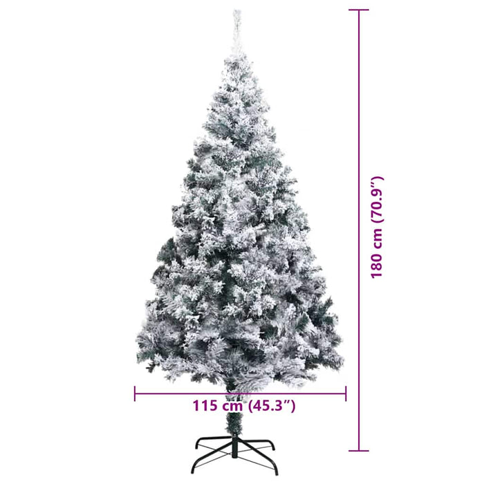 Albero di Natale artificiale con 300 LED Verde 180 cm 3396958
