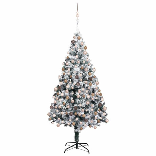 Albero di Natale artificiale con 300 LED Verde 180 cm 3396960