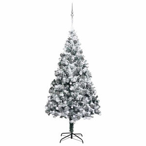 Albero di Natale artificiale con 300 LED Verde 180 cm 3396961