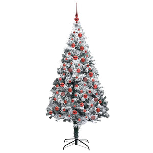 Albero di Natale artificiale con 300 LED Verde 180 cm 3396962