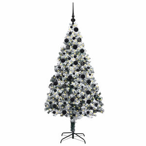 Albero di Natale Artificiale-Albero Natalizio con 300 LED Bianco 180 cm 251563
