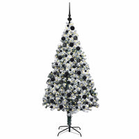Albero di Natale artificiale con 300 LED Verde 180 cm 3396963